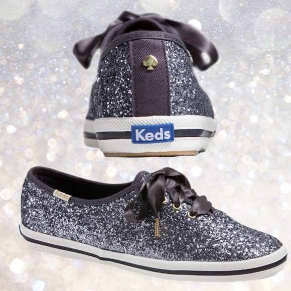 kate spade Shoes - Keds for Kate Spade NY Pewter Glitter Sneakers 10